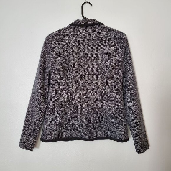 Covington Black & White Textured Two-Piece Suit Jacket & Skirt Womens Size M/L - Picture 5 of 9